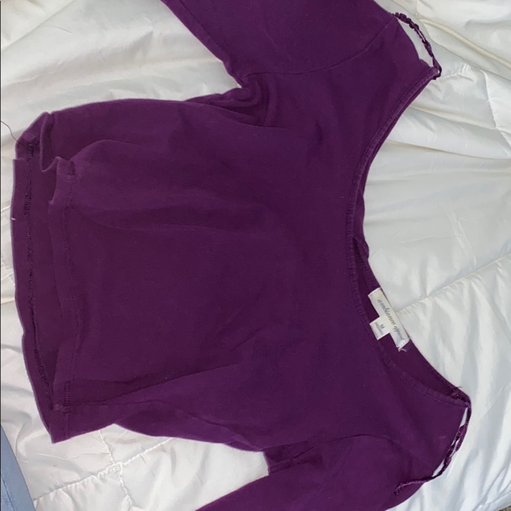 Purple Crop top